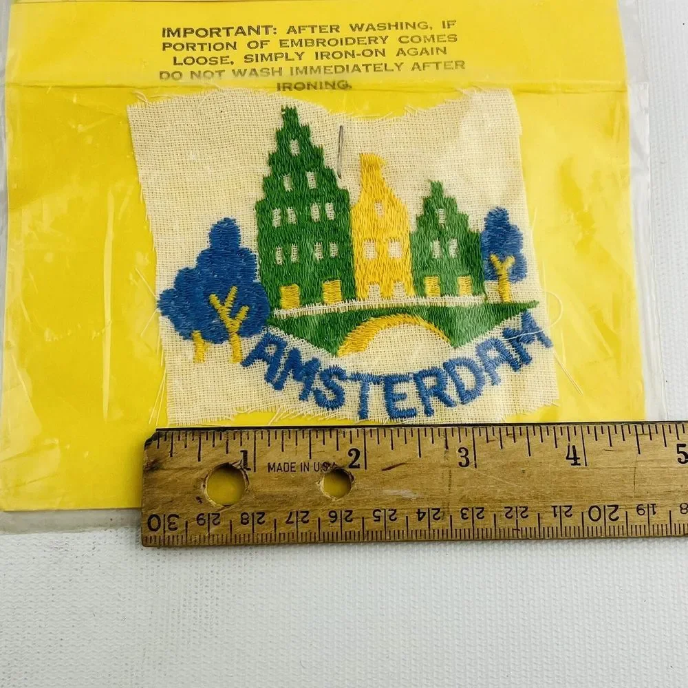 Vintage Amsterdam‎ Embroidery Iron-On Embroideries EZ Buckle Nu-Method